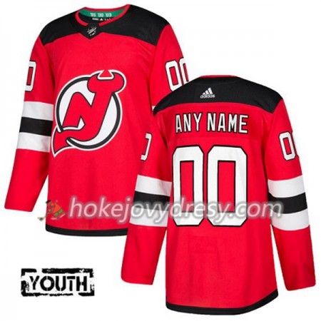 Dětské Hokejový Dres New Jersey Devils Personalizované Červená 2017-2018 Adidas Authentic